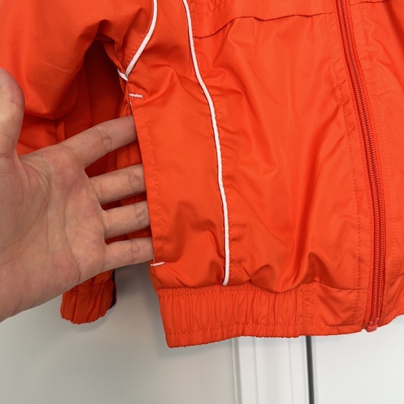 Adidas Clemson University Tigers Zip Windbreaker Size 4T - Picture 3 of 8